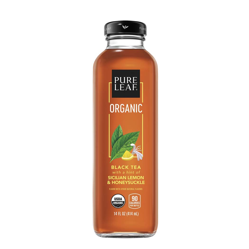 Pure Leaf, Organic Iced Tea, Sicilian Lemon & Honeysuckle, 14oz Bottle –  Pete's Grocery & Gourmet