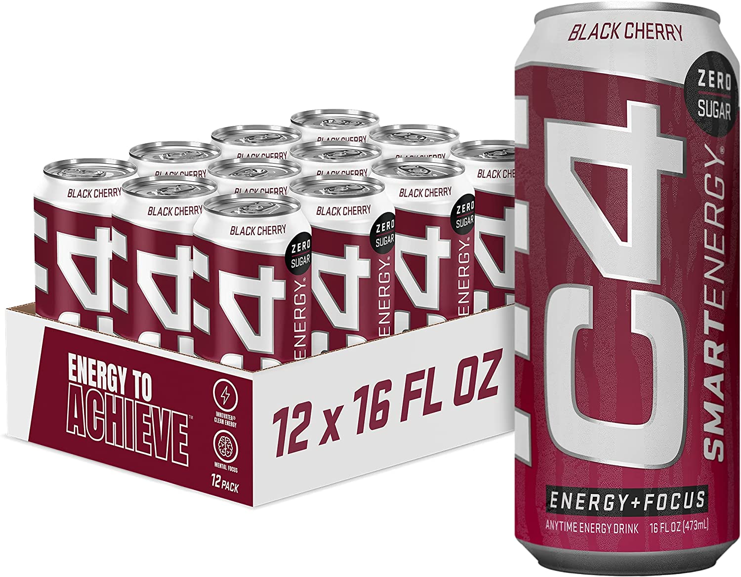  C4 Energy Drink 12oz (Pack of 12) - Frozen Bombsicle - Sugar  Free Pre Workout Performance Drink with No Artificial Colors or Dyes :  Grocery & Gourmet Food