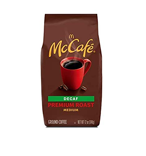 McCafe Premium Medium Roast Decaf Ground Coffee Blend (12oz Bag)