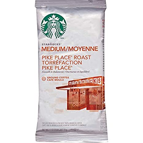 Starbucks, SBK12411960, Pike Place Ground Coffee, 18 / Box