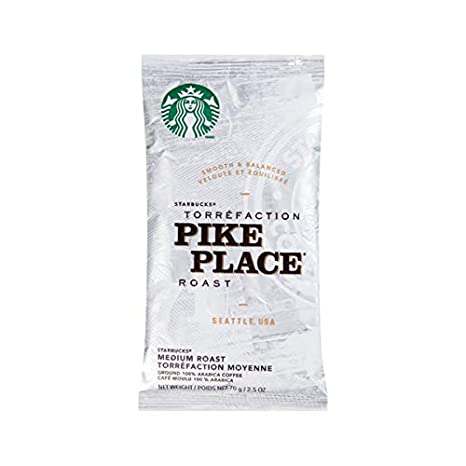 Starbucks, SBK12411960, Pike Place Ground Coffee, 18 / Box