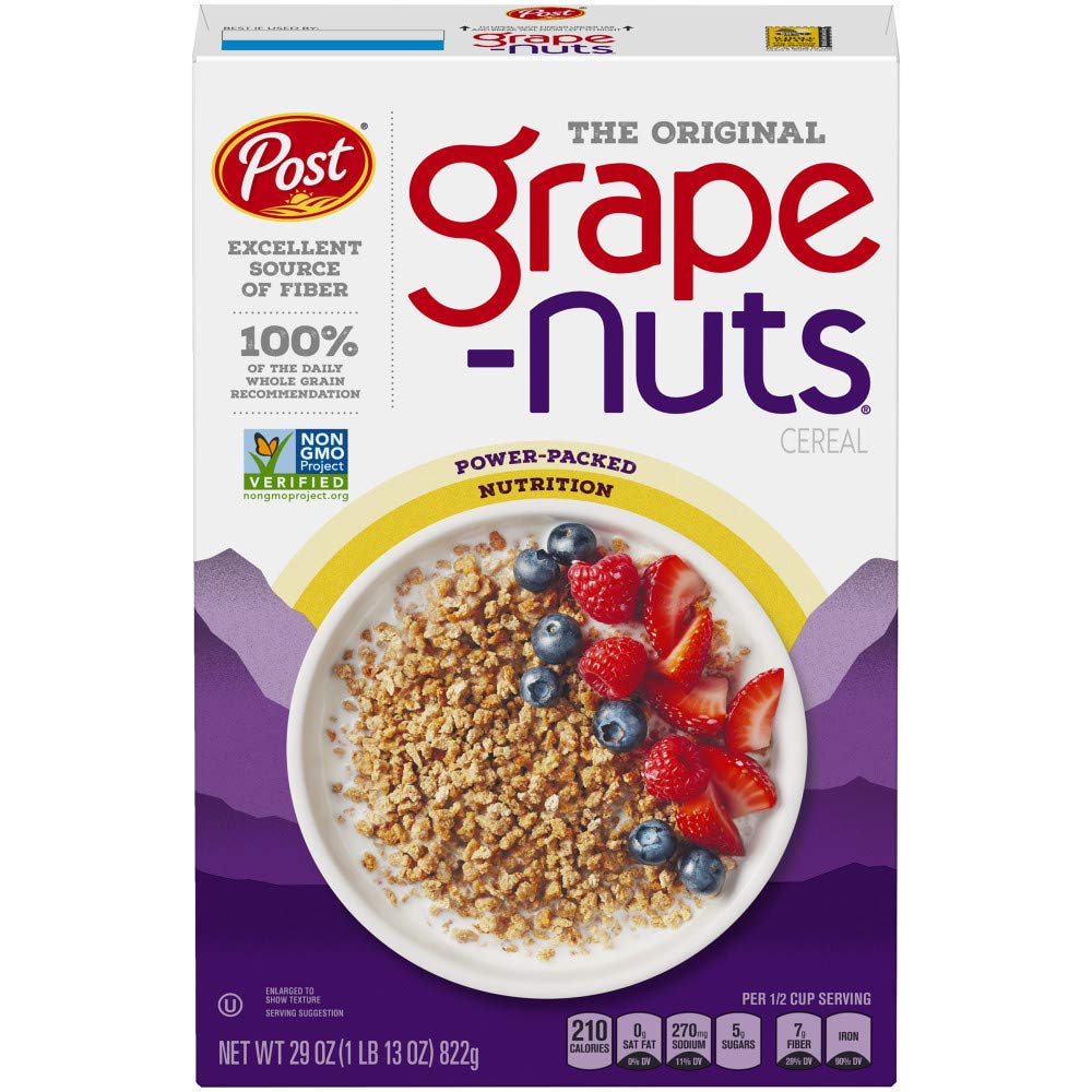 Post Grape-Nuts Non GMO Breakfast Cereal, 29 Ounce (Pack of 10)