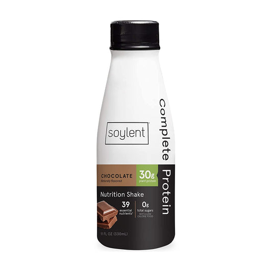 Soylent Complete Protein™ Gluten-Free Vegan Protein Meal Replacement Shake, Chocolate, 11 Oz, 12 Pack