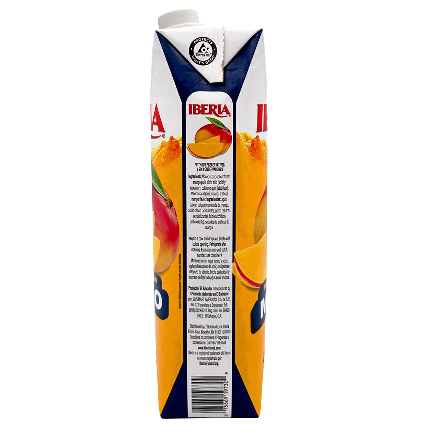 Iberia Mango Nectar, 33.8 fl. oz., (Pack of 3)