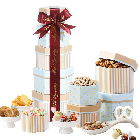 Broadway Basketeers With Sympathy Gift Basket