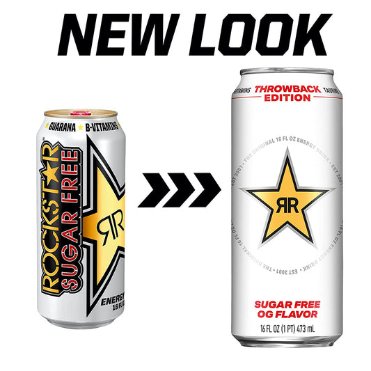 Rockstar Original Energy Drink, 16 Oz, 12 Pack (Packaging May Vary)