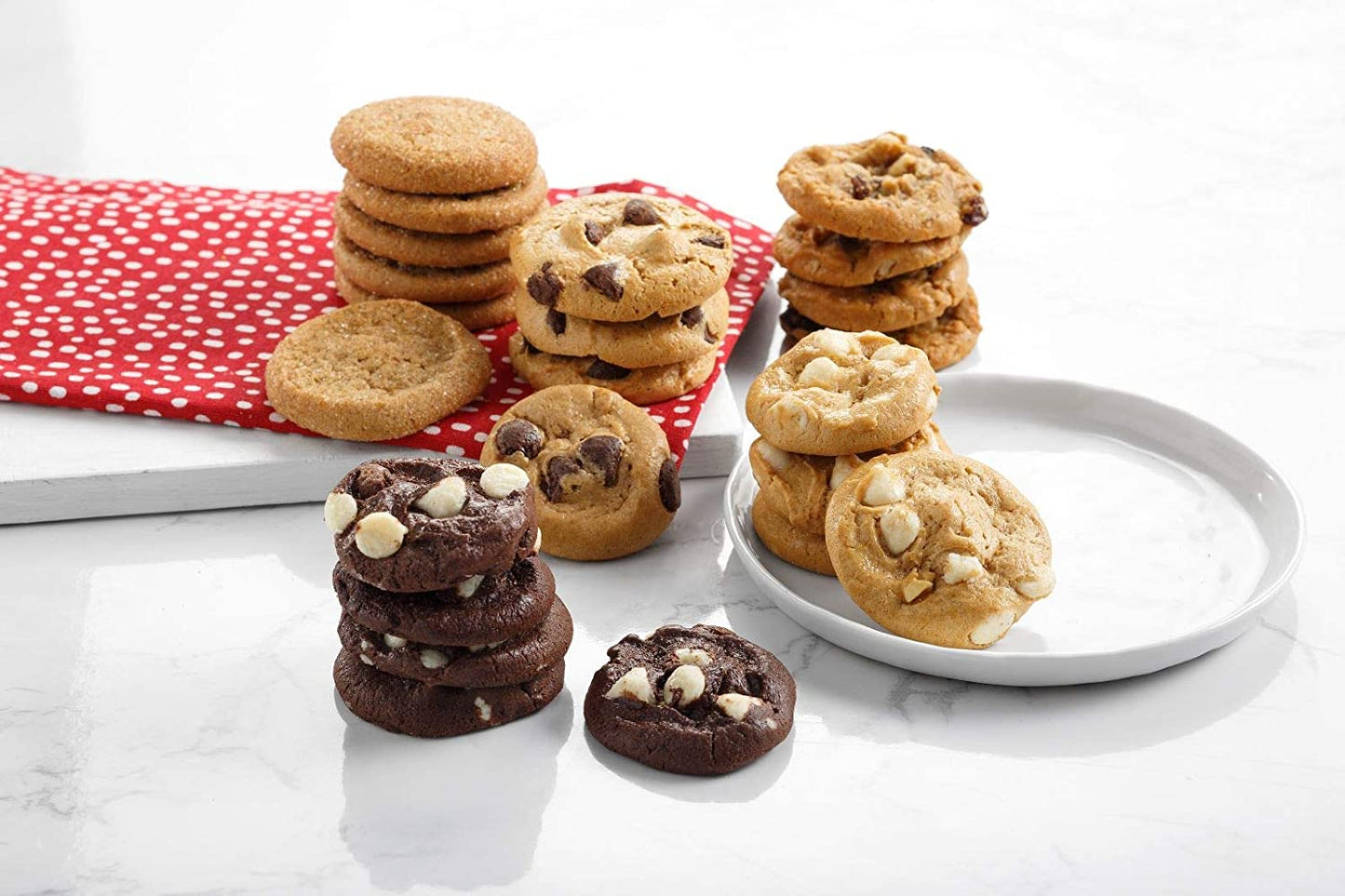 Mrs. Fields Cookies Birthday Gift- Includes: Nibblers Bite-Sized Cookies, Frosted Cookies & Brownie-Bites Gift Box