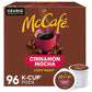 McCafe Cinnamon Mocha, Single Serve Coffee Keurig K-Cup Pods, Flavored Coffee, 96 Count