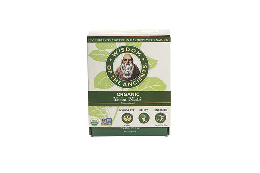 WISDOM OF THE ANCIENTS Organic Yerba Maté Tea Bags, 1oz