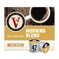 Victor Allen's Coffee K Cups, Morning Blend Single Light Roast Coffee, 42 Count, Keurig 2.0 Brewer Compatible