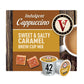 Victor Allen's Coffee Sweet and Salty Caramel Cappuccino, Flavored Coffee, 42 Count Single Serve Coffee Pods for Keurig K-Cup Brewers