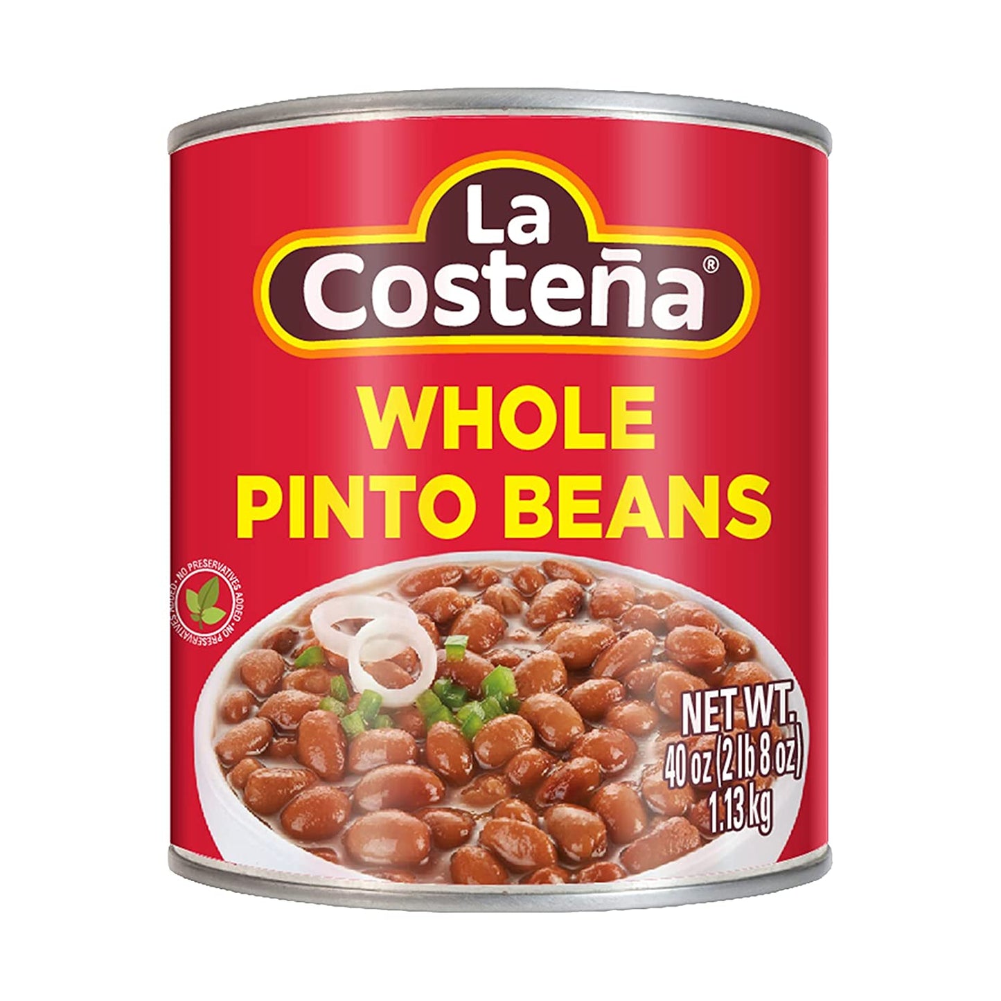 La Costeña Whole Pinto Beans, 40 Ounce Can (Pack of 12)