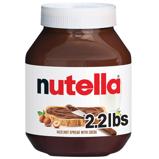 Nutella Chocolate Hazelnut Spread, Perfect on Pancakes, 35.2 oz Jar