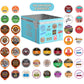 Coffee Pods Variety Pack Sampler, Assorted Single Serve Coffee for Keurig K Cups Coffee Makers, 40 Unique Cups - Great Coffee Gift