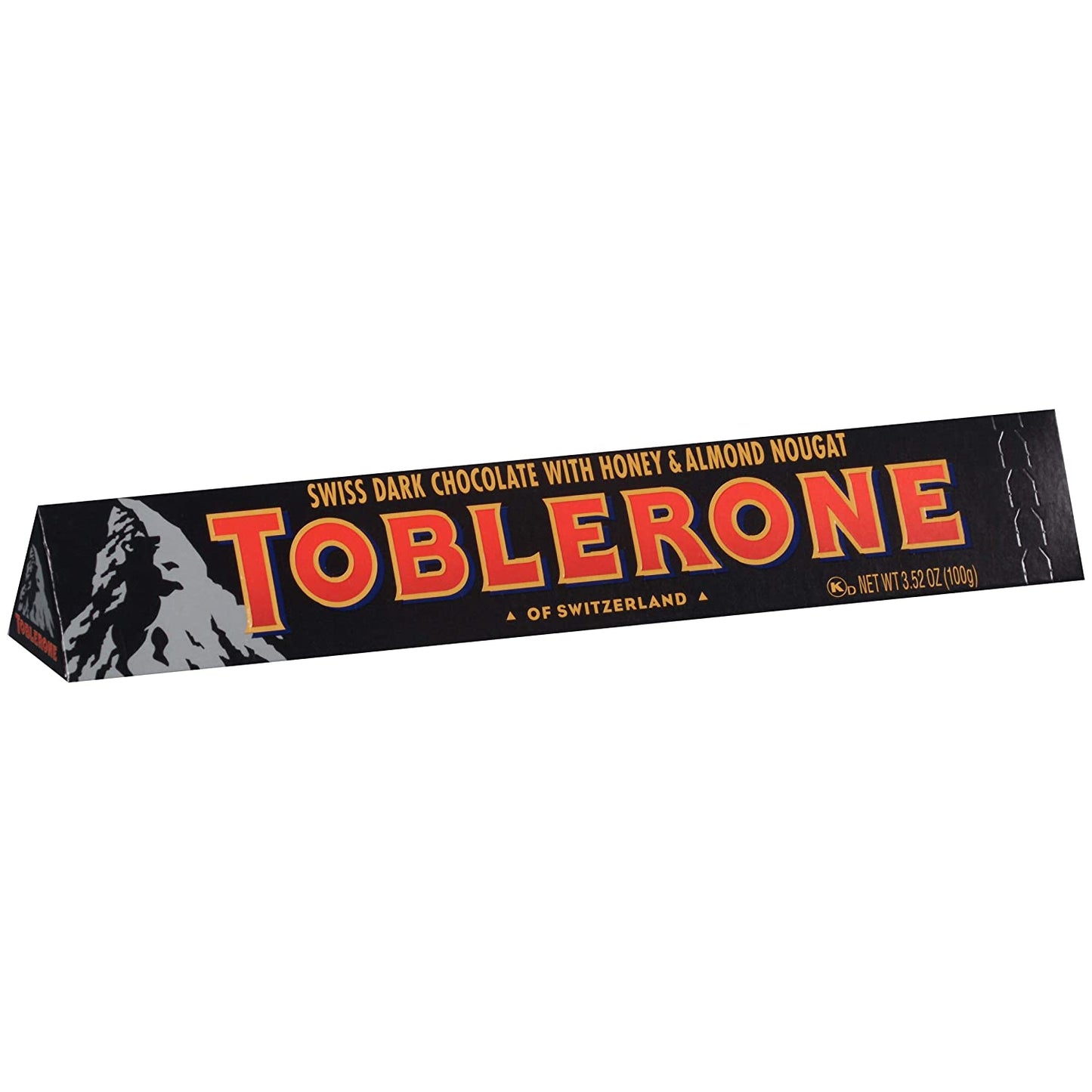 Toblerone Swiss Dark Chocolate with Honey & Almond Nougat, Easter Chocolate, 20 – 3.52 oz Bars