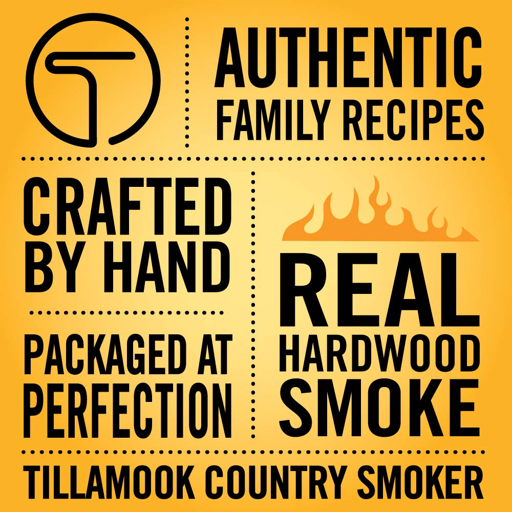 Tillamook Country Smoker Real Hardwood Smoked Silver Dollar Jerky, Teriyaki, 13 Ounce