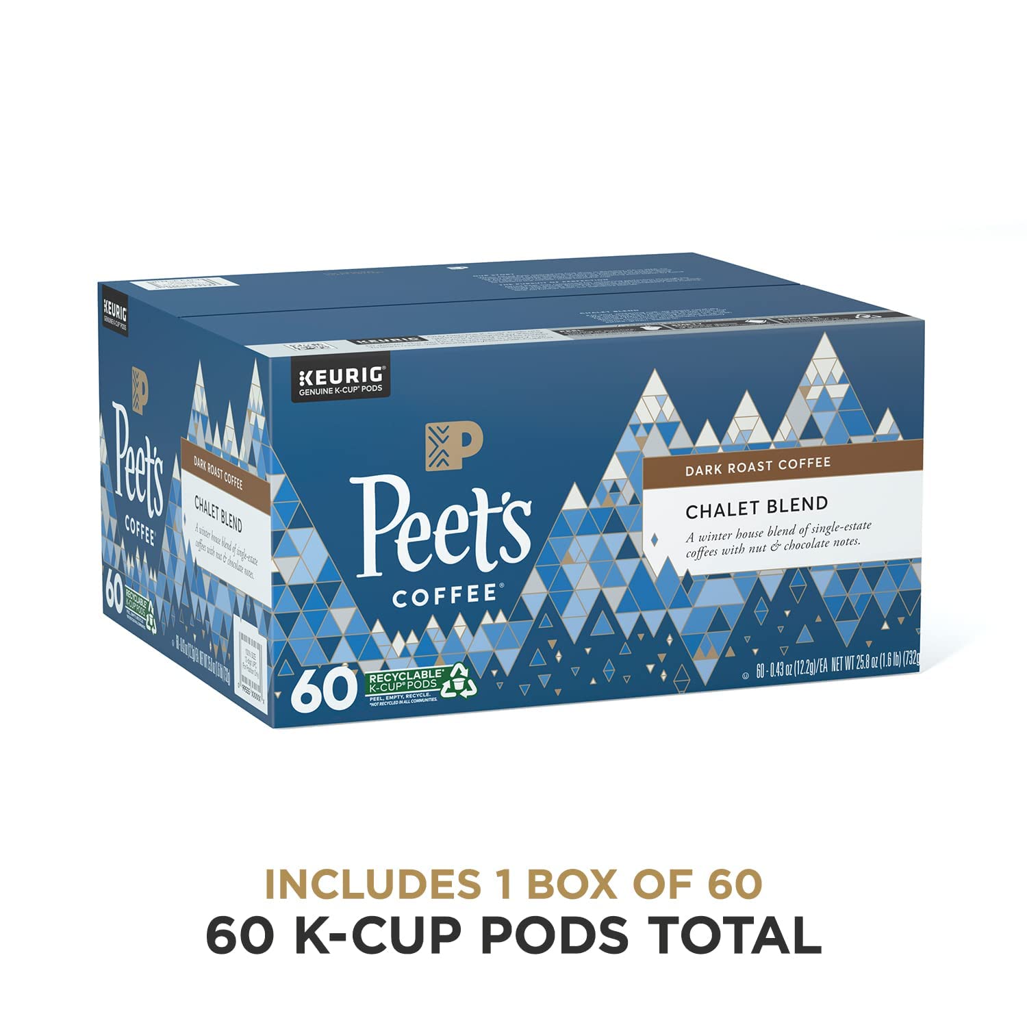  Peet's Coffee, Dark Roast K-Cup Pods for Keurig