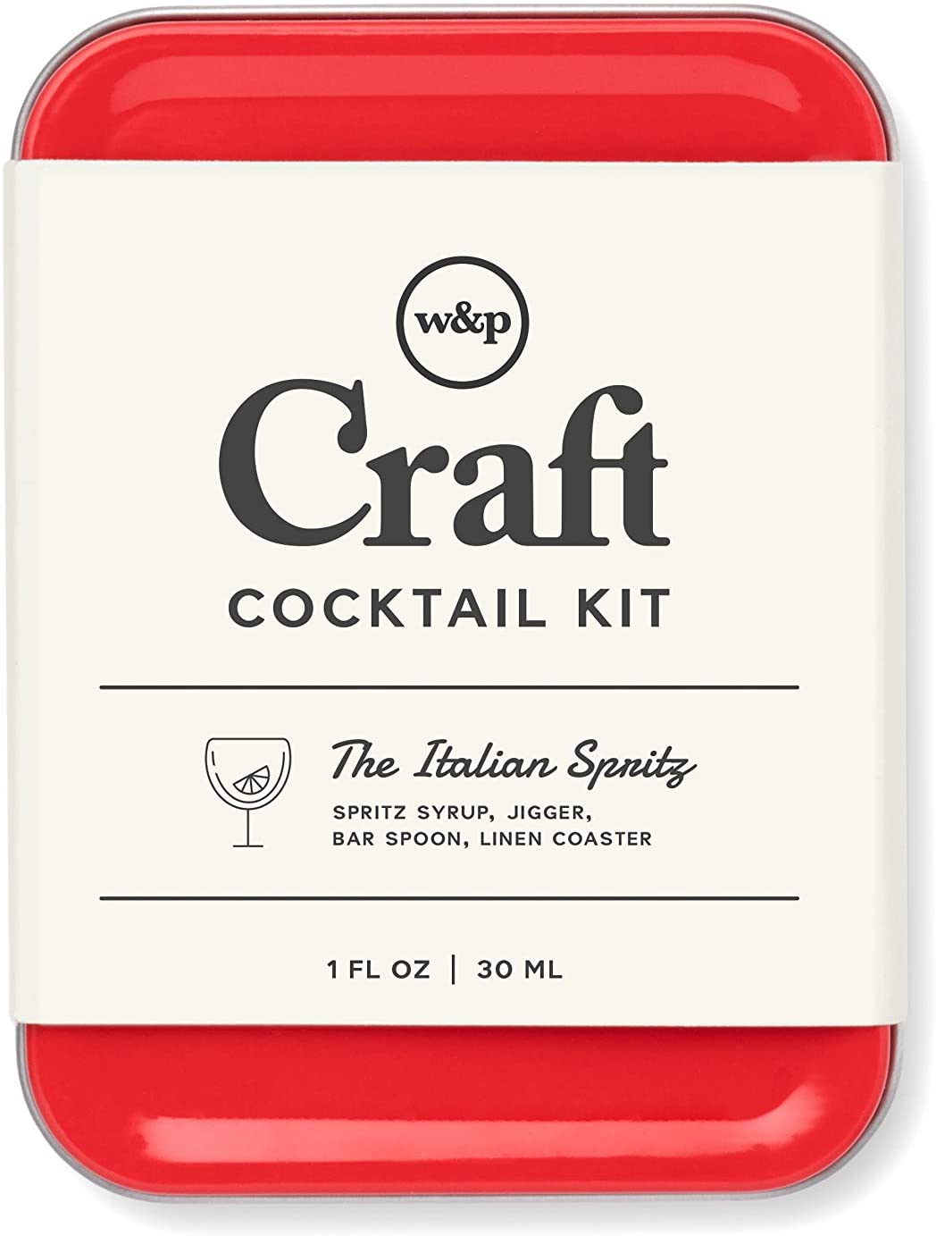 W&P Craft Cocktail Kit, Italian Spritz, Portable Kit for Drinks on the Go, Carry On Cocktail Kit, Makes A Great Gift, Pack of 2