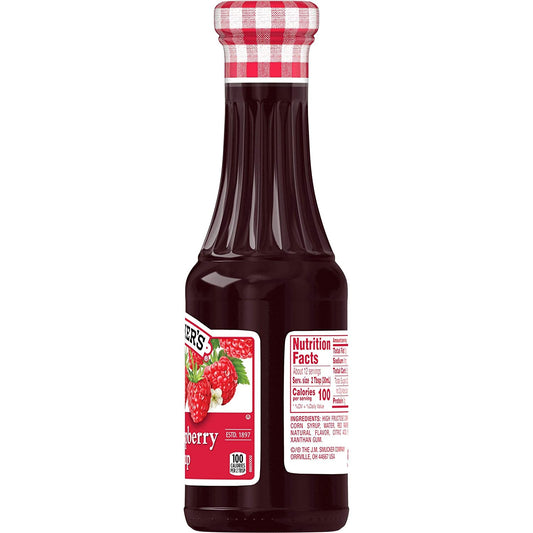 Smucker's Red Raspberry Syrup, 12 Ounces (Pack of 6)