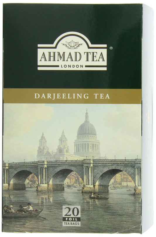 Ahmad Tea Darjeeling Tea, 20-Count Boxes (Pack of 6)