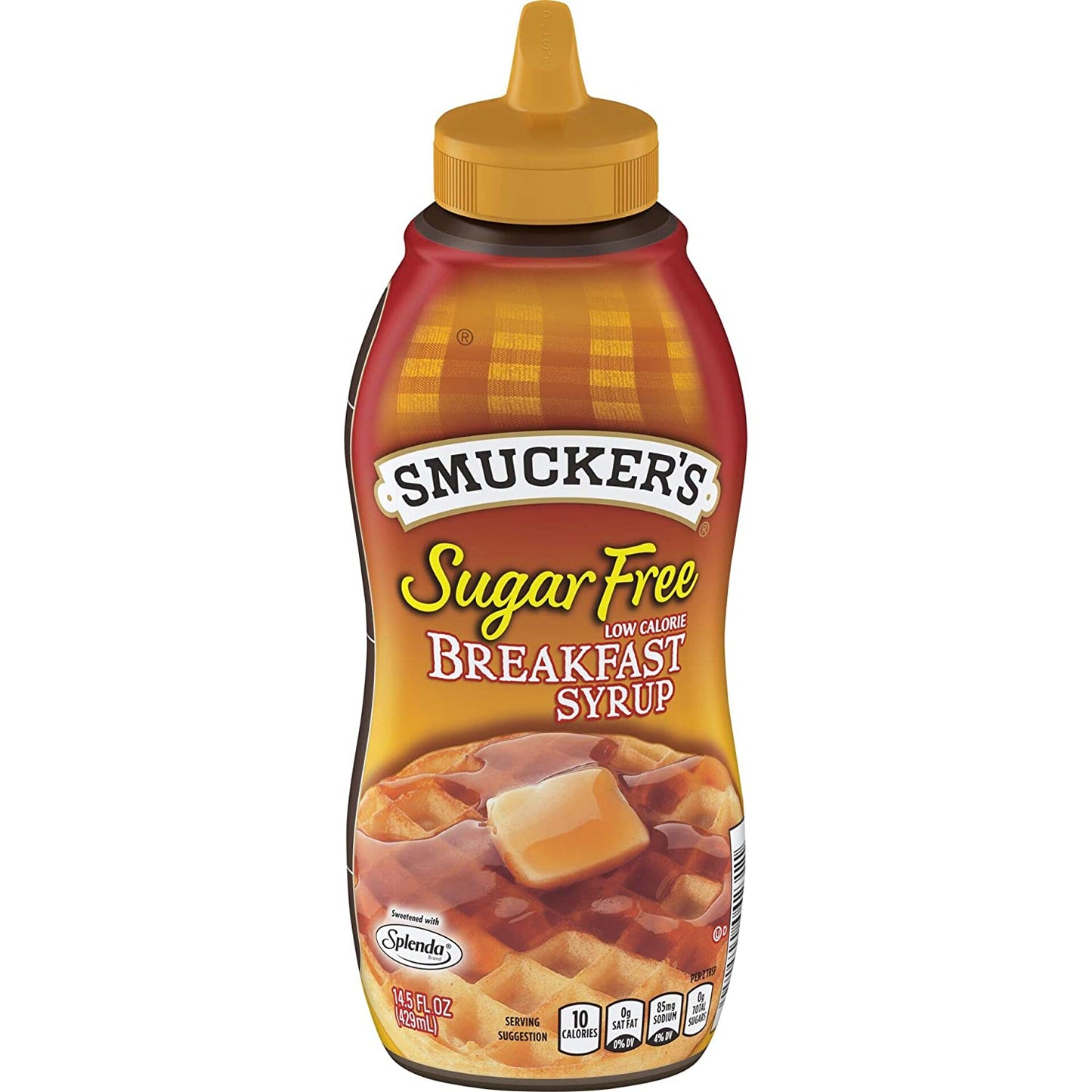 Smucker's Sugar Free Breakfast Syrup, 14.5 Ounces (Pack of 12)