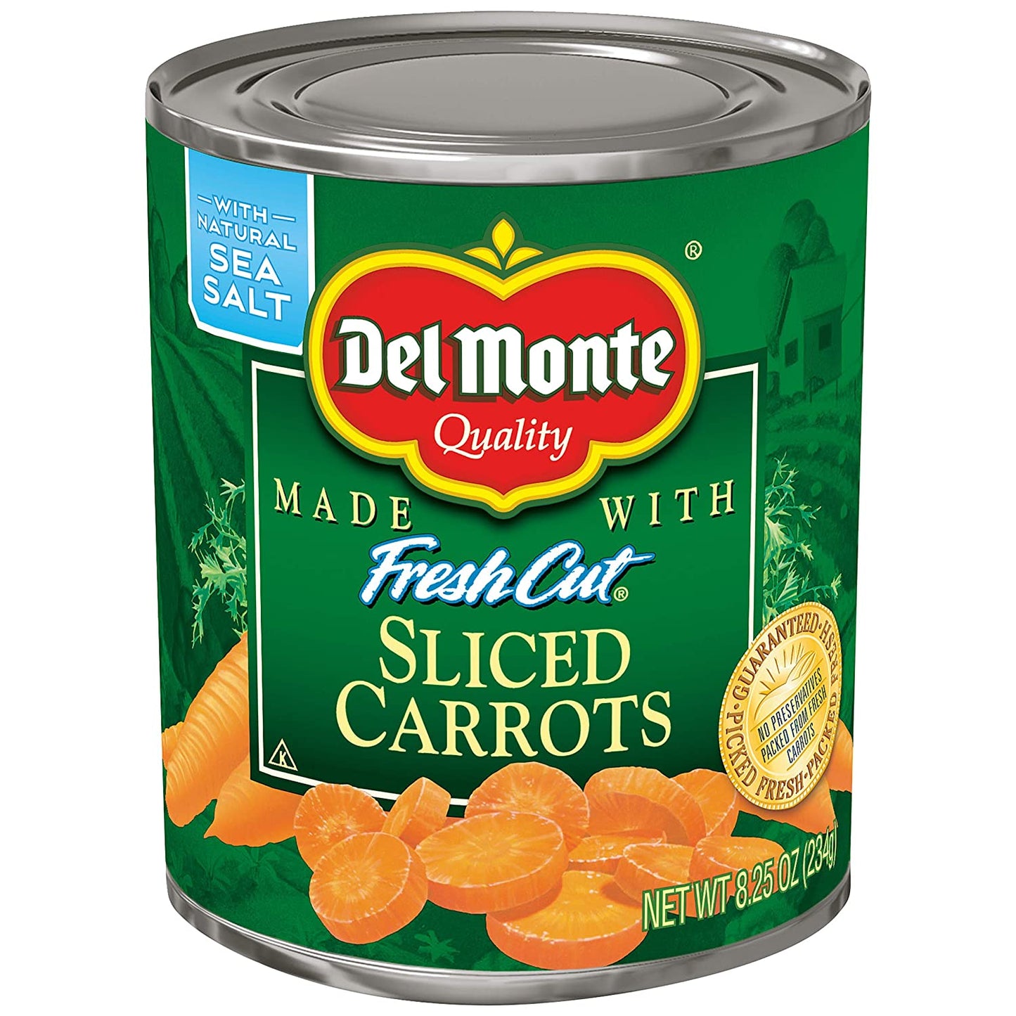 Del Monte Sliced Carrots, 8.25 Ounce (Pack of 12)