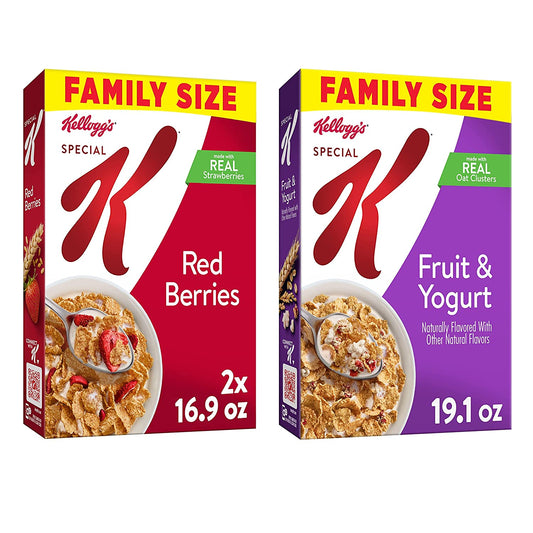 Kellogg's Breakfast Cereal Family Size Variety Pack, 3 pk.
