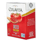 Colavita Diced Tomatoes, Premium Italian Imported, Eco-Friendly Tetra Cart, Non-GMO, for Making Sauce, 13.76 Oz, Pack of 4
