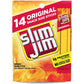 Slim Jim Snack-Sized Smoked Meat Stick, Original Flavor, .28 Ounce, 14 Count (Pack of 1)