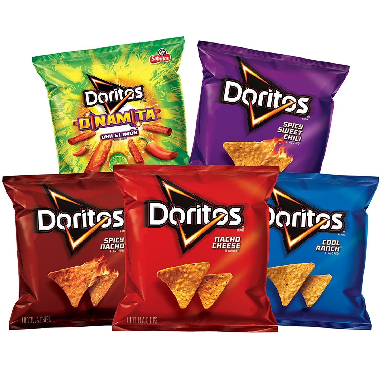 Doritos Flavored Tortilla Chips Variety Pack, 40 Count