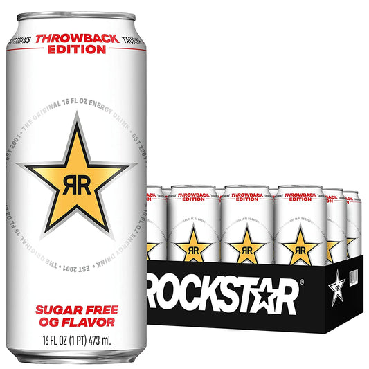 Rockstar Energy Drink 16 Fl Oz Citrus Can - Original Flavor Soft Drink in  the Soft Drinks department at