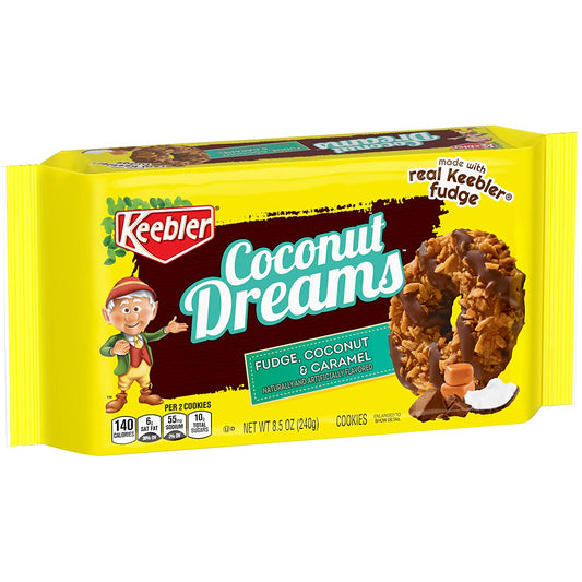 Keebler Coconut Dreams Cookies, Caramel and Coconut