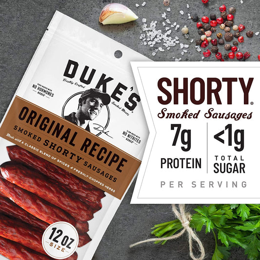 DUKE'S Original Recipe Shorty Smoked Sausages, 12 ounce