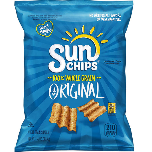 SunChips Original Multigrain Snacks, 1.5 Ounce (Pack of 64)