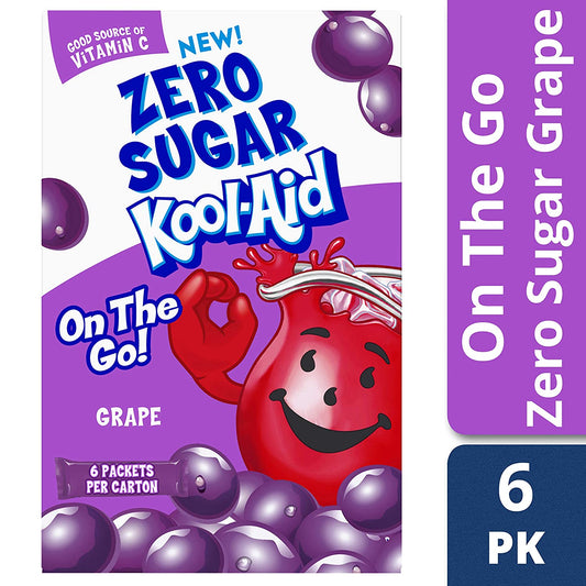 Kool-Aid Sugar-Free Grape On-The-Go Powdered Drink Mix 72 Count