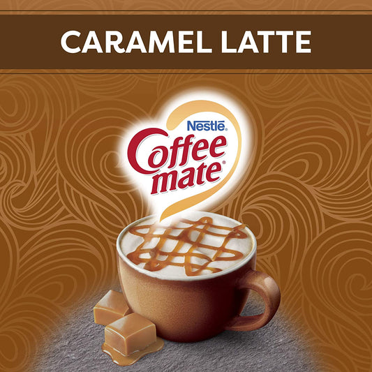 Nestle Coffee-Mate Coffee Creamer Caramel Latte, Pack of 6 (15 Ounce)