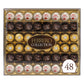 Ferrero Rocher Collection, Fine Hazelnut Milk Chocolates, 48 Count, Assorted Coconut Candy and Chocolates, Perfect Valentine's Day Gift, 18.2 oz