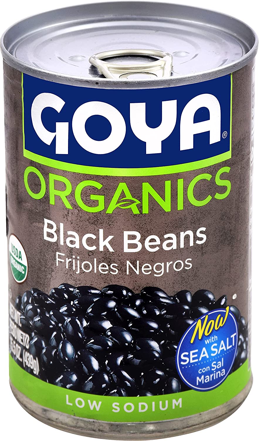 Goya Foods Organic Black Beans, 15.5 Ounce (Pack of 24) – Pete's