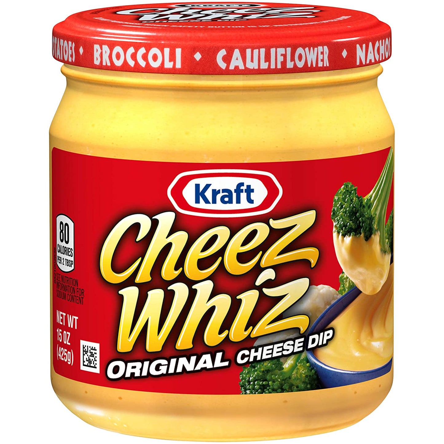 Cheez Whiz Original Plain Cheese Dip (15 oz Jar)