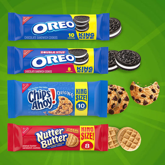 OREO Cookies, CHIPS AHOY! Cookies & Nutter Butter Cookies Variety Pack