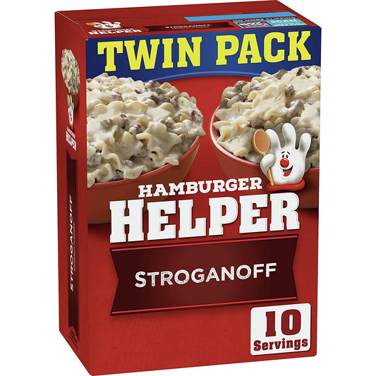 Betty Crocker Hamburger Helper, Stroganoff Pasta and Creamy Sauce Mix, 13 oz