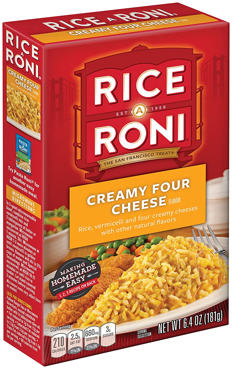 Rice A Roni Cups, Individual Cup 2.25 Ounce, Pack of 12