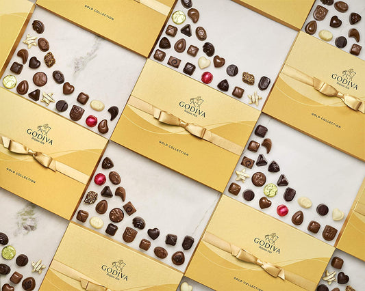 Godiva Chocolatier Chocolate Gold Gift Box, Assorted, 105 pc.