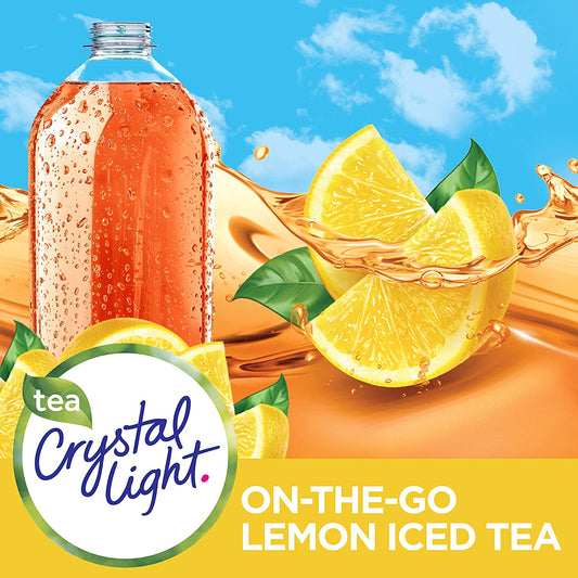 Crystal Light Sugar-Free Lemon Iced Tea On-The-Go Powdered Drink Mix 10 Count