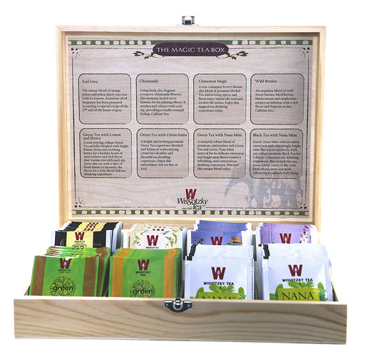 Wissotzky Magic Tea Chest, Assorted Collection, 88 Count