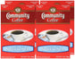 Community Coffee Blue Sweetener Packets, 200 Count (Pack of 4)